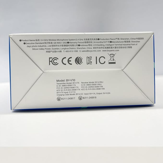 BOYA BY-V10 USB-C Wireless Lavalier Microphone for iPhone16/15 Android, Type-C Smartphone Laptop, Noise Canceling, Mini Clip-on Microphone for YouTube, Podcast, Facebook, TikTok Vlogging Recordings