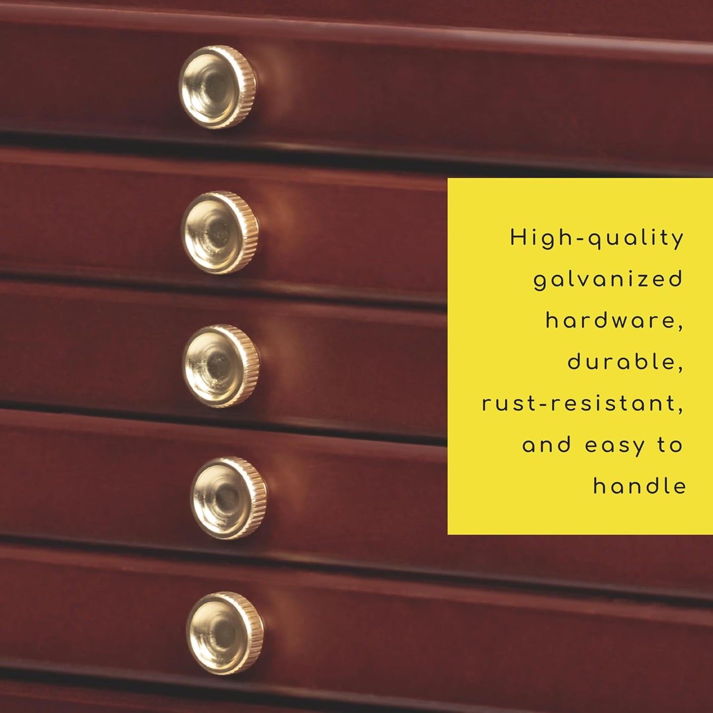 MEEDEN 10-drawer Wood Artist Supply Storage Box, Portable Beechwood Multifunctional Pencil Brush Organizer Wood Box with Drawer&Compartments for Pastels, Pencils, Pens, Makeup Brushes(Mahogany Color)