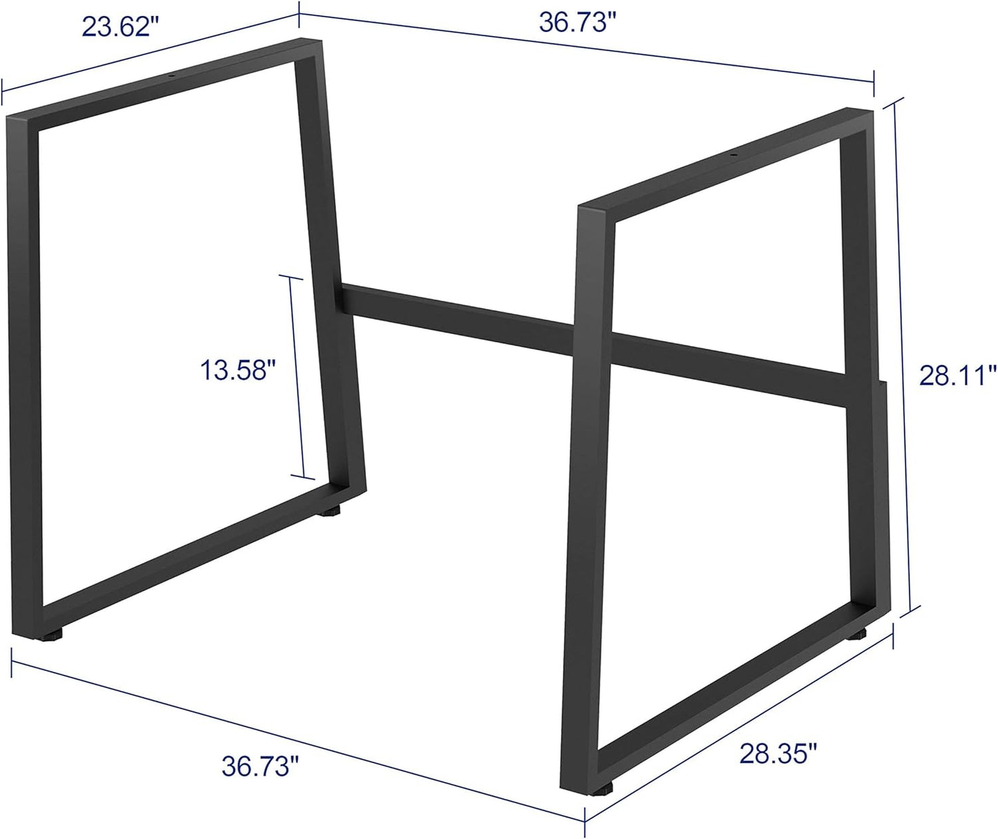 Rocelco 46" Large Height Adjustable Standing Desk BUNDLE - Quick Sit Stand Up Dual Monitor Riser - Tall Gas Spring Assist Computer Workstation - Retractable Keyboard Tray - Black (R DADRB-46-FS2)