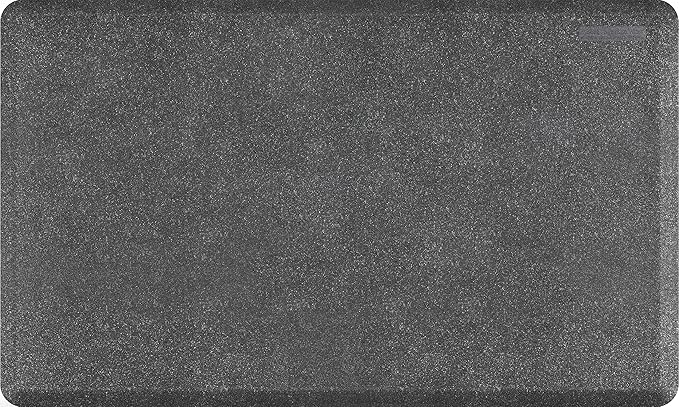 WellnessMats Granite Collection Anti-Fatigue Floor Mat, Polyurethane – Ergonomic Support Pad for Home, Kitchen, Garage, Office Standing Desk – Water Resistant - Made in USA