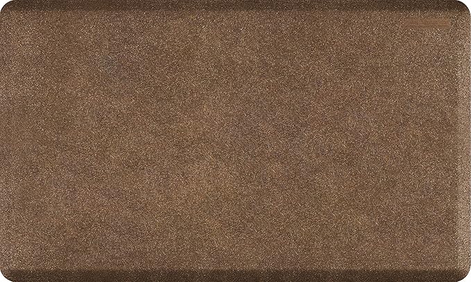 WellnessMats Granite Collection Anti-Fatigue Floor Mat, Polyurethane – Ergonomic Support Pad for Home, Kitchen, Garage, Office Standing Desk – Water Resistant - Made in USA