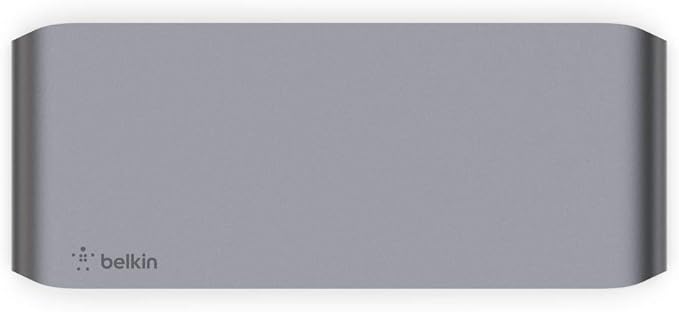 Belkin Thunderbolt 3 Dock Pro w/ Thunderbolt 3 Cable - USB-C Hub - USB-C Docking Station for MacOS & Windows, Dual 4K @60Hz, 40Gbps Transfer Speed, 85W Upstream Charging, w/ Ethernet, SD & Audio Ports