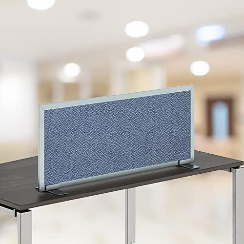 OBEX Acoustical Free Standing Privacy Screen, Cubicle Accessories Desk Privacy Panel, Desk Dividers for Office, Office Furniture Partitions Portable Sound Proof Dividers, 24" x 30", Twilight