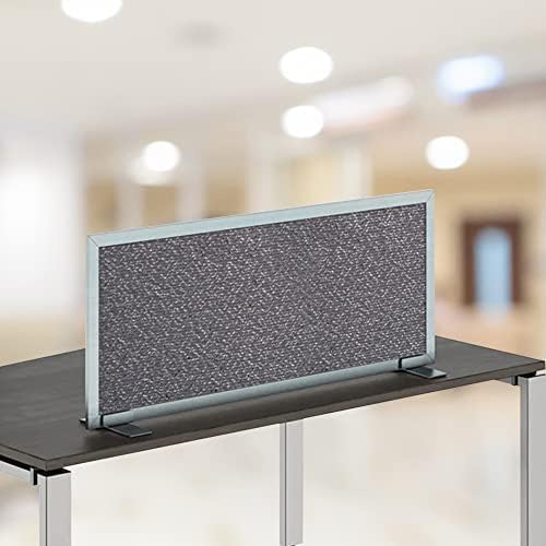 OBEX Acoustical Free Standing Privacy Screen, Cubicle Accessories Desk Privacy Panel, Desk Dividers for Office, Office Furniture Partitions Portable Sound Proof Dividers, 18" x 30", Graphite