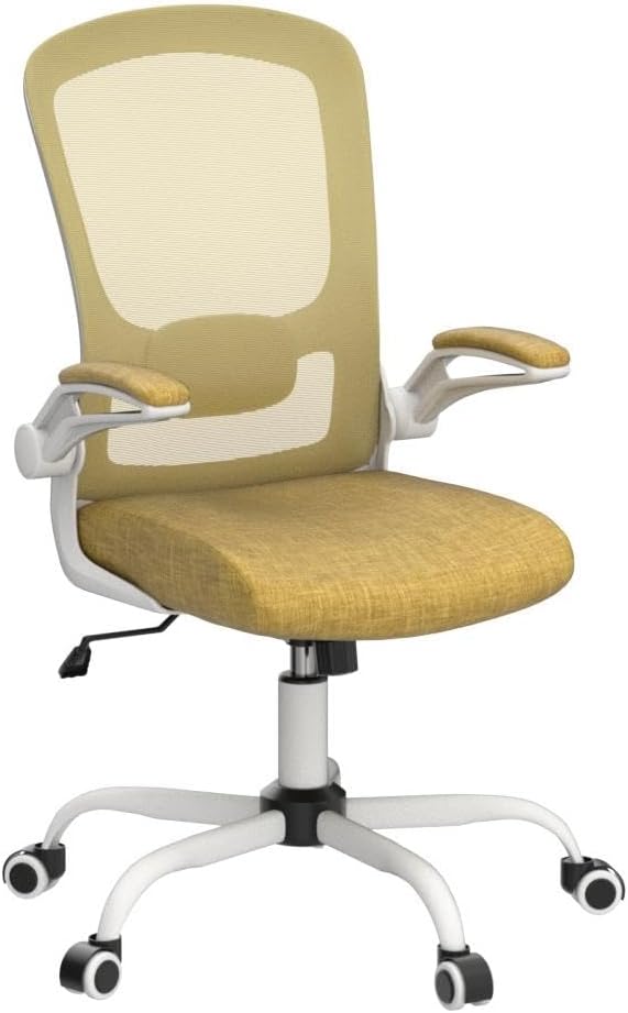 Mimoglad Ergonomic High Back Mesh Office Chair, Adjustable Lumbar Support, Thickened Seat Cushion (Modern, Jasmine)