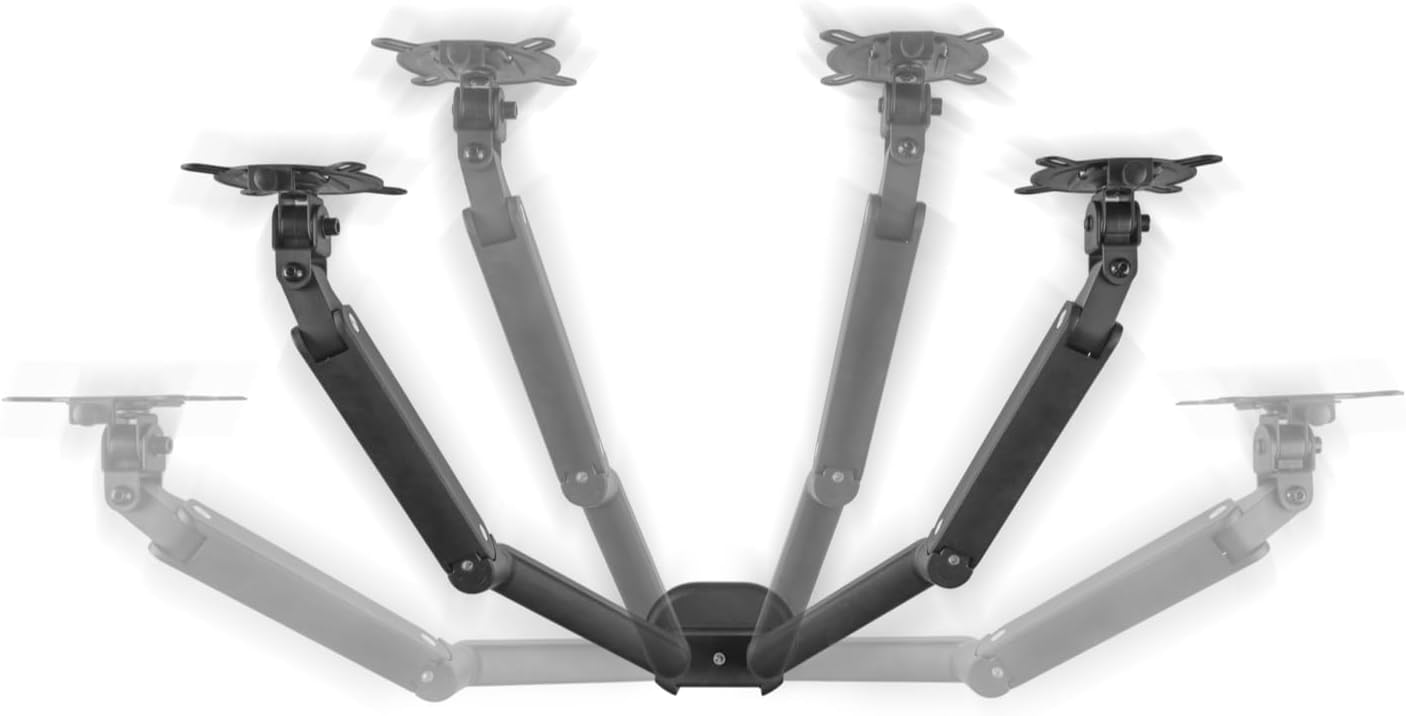One For All Universal DM4210 Universal Monitor Mount Solid Dual Monitor arm100 x 100 Black