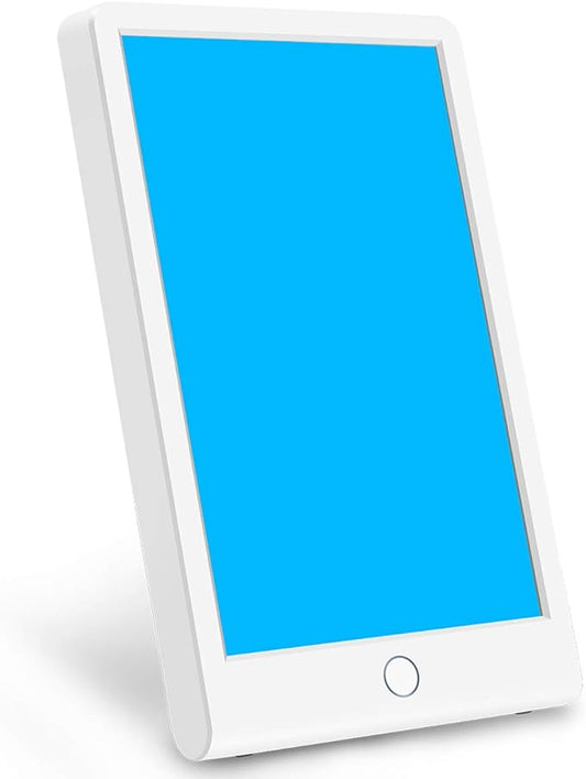 Light Therapy Lamp, SMY Blue Light Energy Lamp and Adjustable LED Blue Light, Tablet One Touch with Timer, 100% UV Free