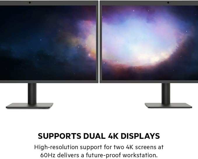 Belkin Thunderbolt 3 Dock Pro w/ Thunderbolt 3 Cable - USB-C Hub - USB-C Docking Station for MacOS & Windows, Dual 4K @60Hz, 40Gbps Transfer Speed, 85W Upstream Charging, w/ Ethernet, SD & Audio Ports