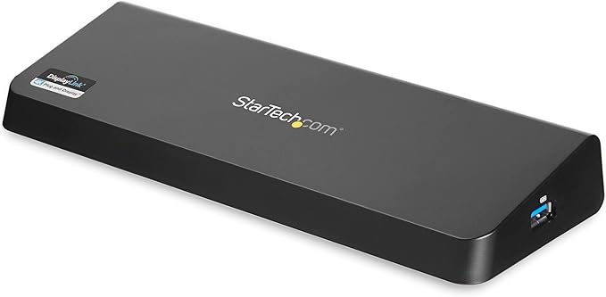 StarTech.com USB 3.0 Docking Station - 4K - HDMI / DisplayPort - with Fast Charge / Ethernet / Audio - Universal Docking Station