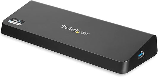 StarTech.com USB 3.0 Docking Station - 4K - HDMI / DisplayPort - with Fast Charge / Ethernet / Audio - Universal Docking Station