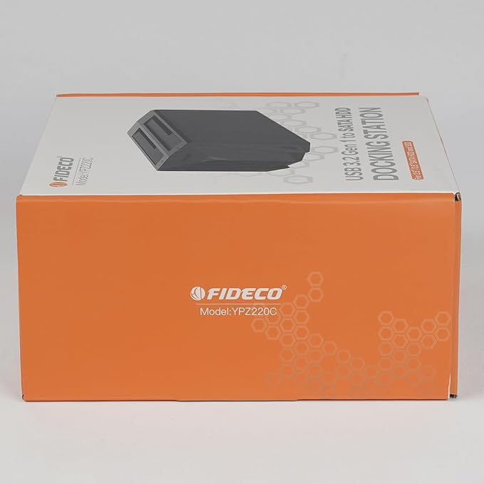 FIDECO USB 3.2 Gen 1 to Hard Drive Docking Station, Hard Drive Dock for 2.5 or 3.5 inch SATA I/II/III HDD SSD with Hard Drive Duplicator/Offline Clone Function and 2 USB Cables, Support UASP