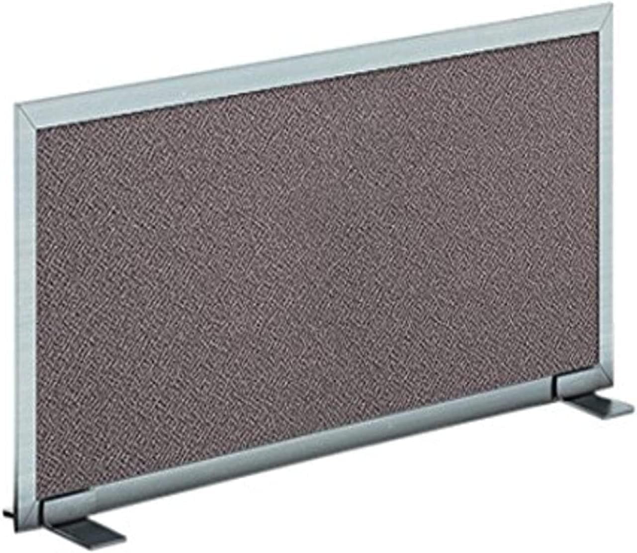 OBEX Acoustical Free Standing Privacy Screen, Cubicle Accessories Desk Privacy Panel, Desk Dividers for Office, Office Furniture Partitions Portable Sound Proof Dividers, 18" x 48", Slate