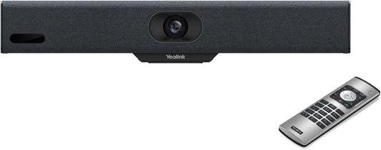 Yealink MeetingBar A10 Conference Room Webcam 4K 120° Wide Angle Camera with Android OS, Video Conferencing System with Microphone and Speaker, AI Speaker Tracking, Auto Framing, Teams Zoom Certified