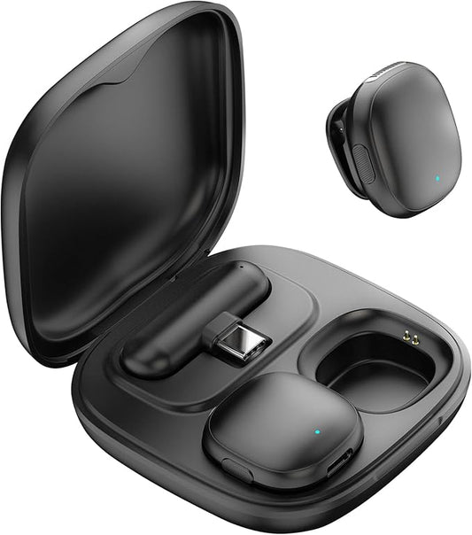 Wireless Microphone for iPhone 16 15 - Ai Noise Cancelling Mini Microphone USB C for Android Phone, Lavalier Mic with 35H Charging Case for Video Recording Vlogging YouTube Tiktok