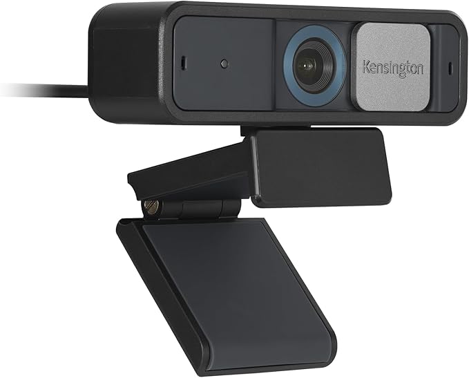 Kensington W2050 Pro 1080p Auto Focus Pro Webcam with Dual Stereo Microphone for Video Conferencing, Software Control, Privacy Shutter, Compatible with Zoom/Skype/Teams and More (K81176WW)