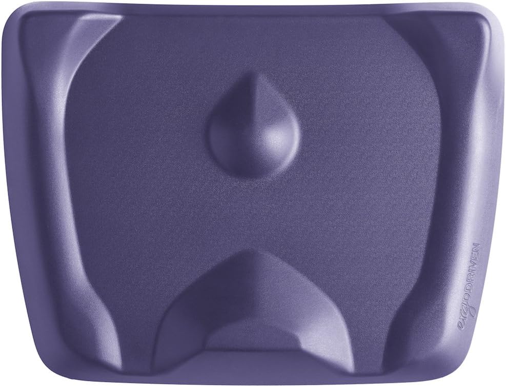 Topo Mini by Ergodriven | The Smaller Not-Flat Standing Desk Anti-Fatigue Mat with Calculated Terrain (Mulberry Purple)