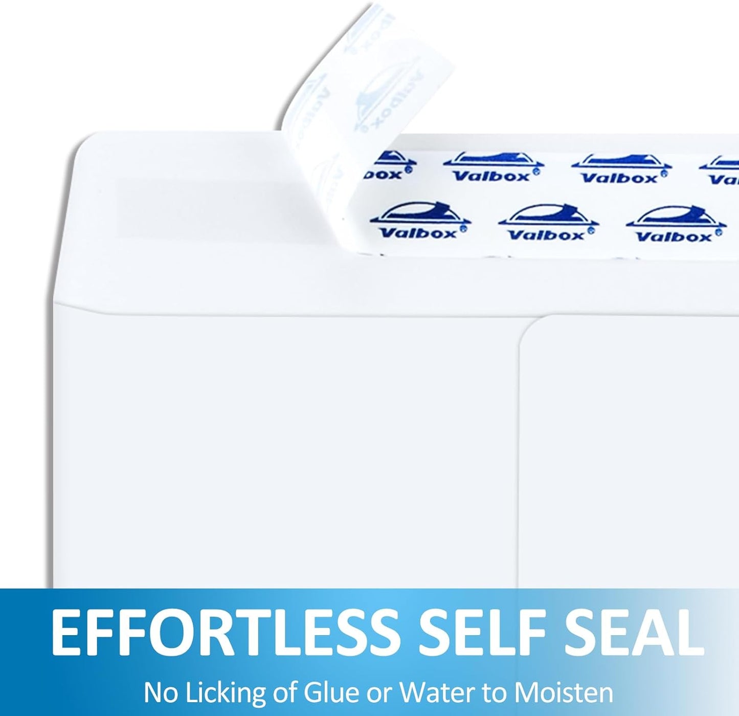 ValBox 6x9 Self Seal Security Catalog Envelopes 250 Count Small White Envelopes for Mailing, Storage and Organizing