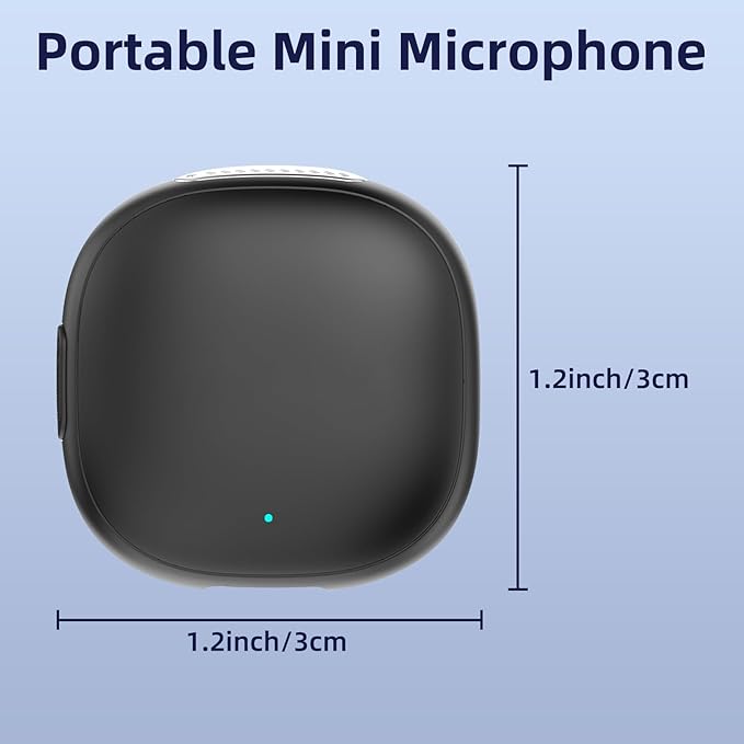 Wireless Microphone for iPhone 16 15 - Ai Noise Cancelling Mini Microphone USB C for Android Phone, Lavalier Mic with 35H Charging Case for Video Recording Vlogging YouTube Tiktok