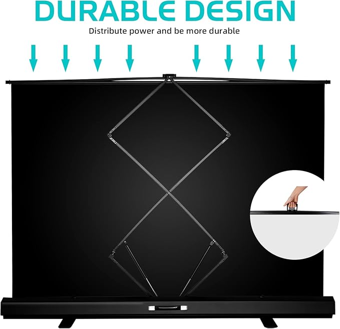 【Wider Style】 RAUBAY 78.7 x 82.7in Large Collapsible White Backdrop Screen Portable Retractable Panel Photo Background with Stand for Video Conference, Photographic Studio, Streaming