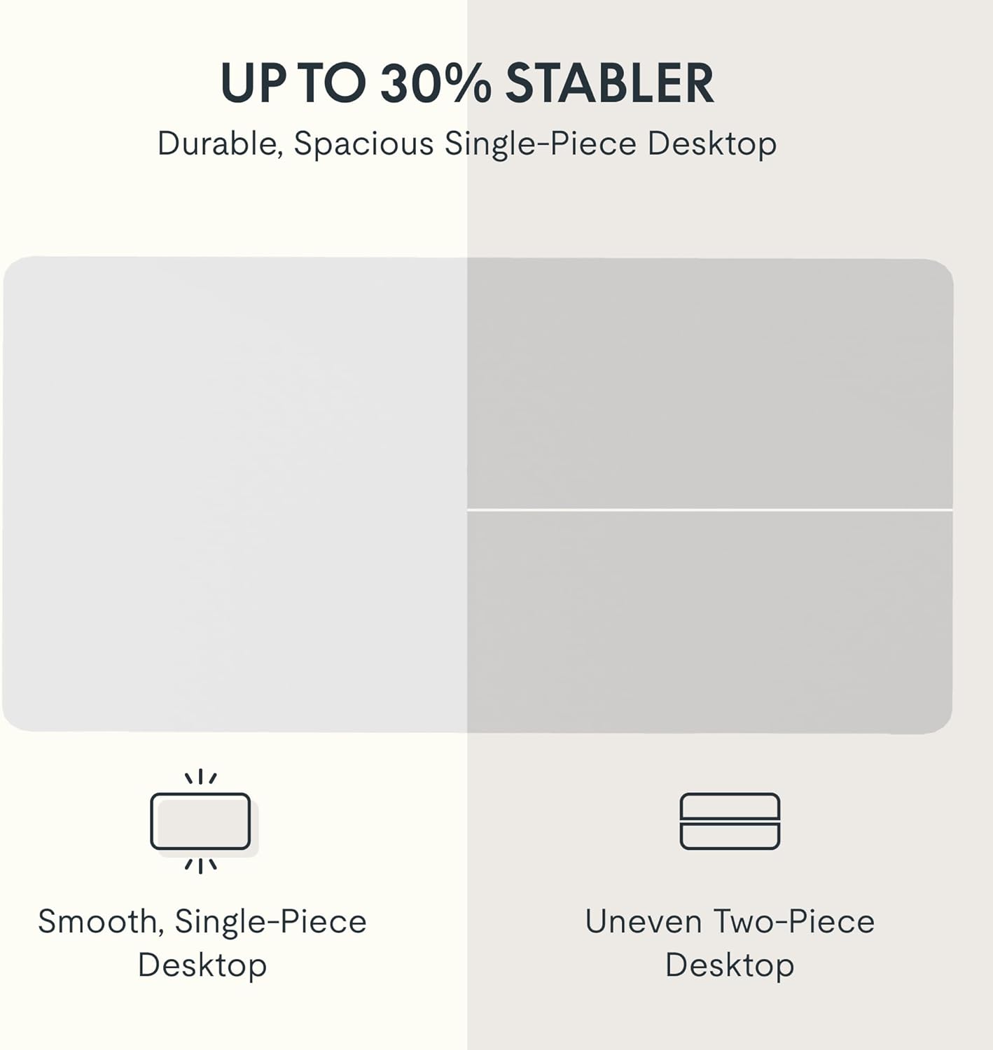 FLEXISPOT EN2 Whole-Piece Standing Desk with Clamp Power Strip, 48 x 30 Electric Stand Up Height Adjustable Desk with Cable Management (White Frame + 48" Maple Top, 2 Packages)