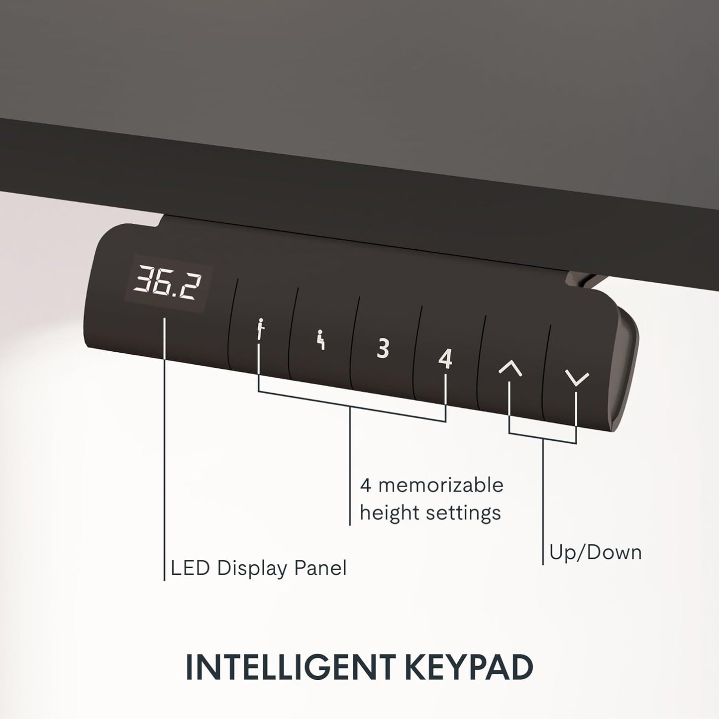 FLEXISPOT E6 Essential 3 Stages Dual Motor Electric Standing Desk 48x24 Inch Whole-Piece Board Height Adjustable Electric Sit Stand Desk(White Frame + Black Desktop, 2 Packages)
