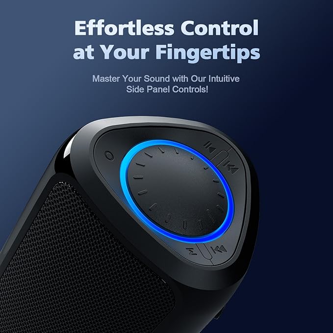 Computer Speakers for Desktop PC, HiFi Stereo Poratble 5.3 Bluetooth Computer Speakers, Computer Sound bar, 3.5mm Aux-in Pc Soundbar with Deep Impactful Bass, Gaming Speakers for PC,Laptop,Tablet