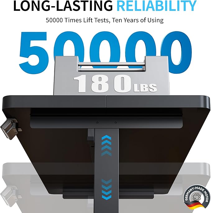 BIZUM Electric Standing Desk, 55" x 24" Height Adjustable Desk, Black Sit to Stand Desk Memory Gaming Computer Workstation for Home Office