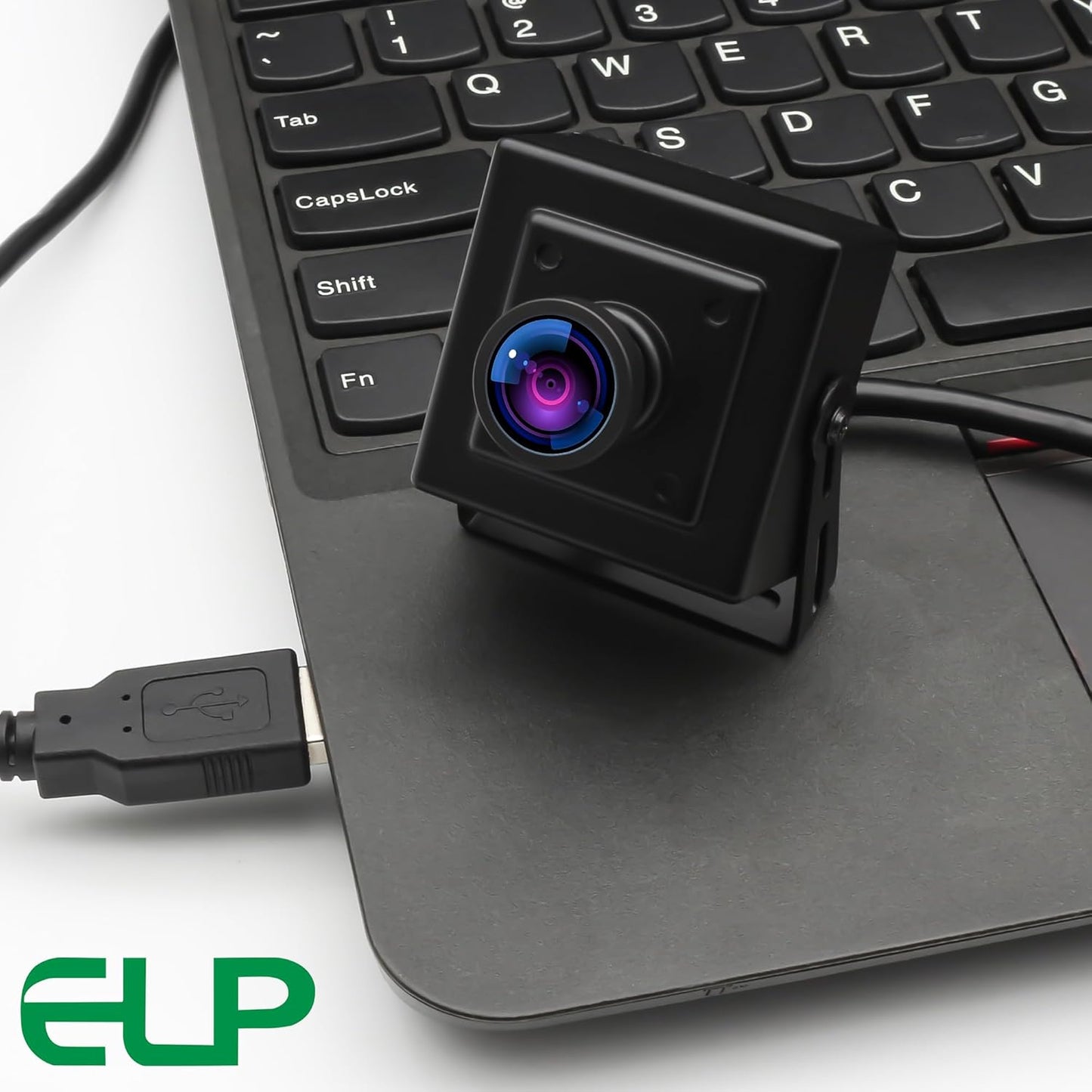 ELP Global Shutter USB Camera - Wide Angle Webcam for Computer & Laser Engraver - 1080P, 90fps, 120 Low Distortion Lens