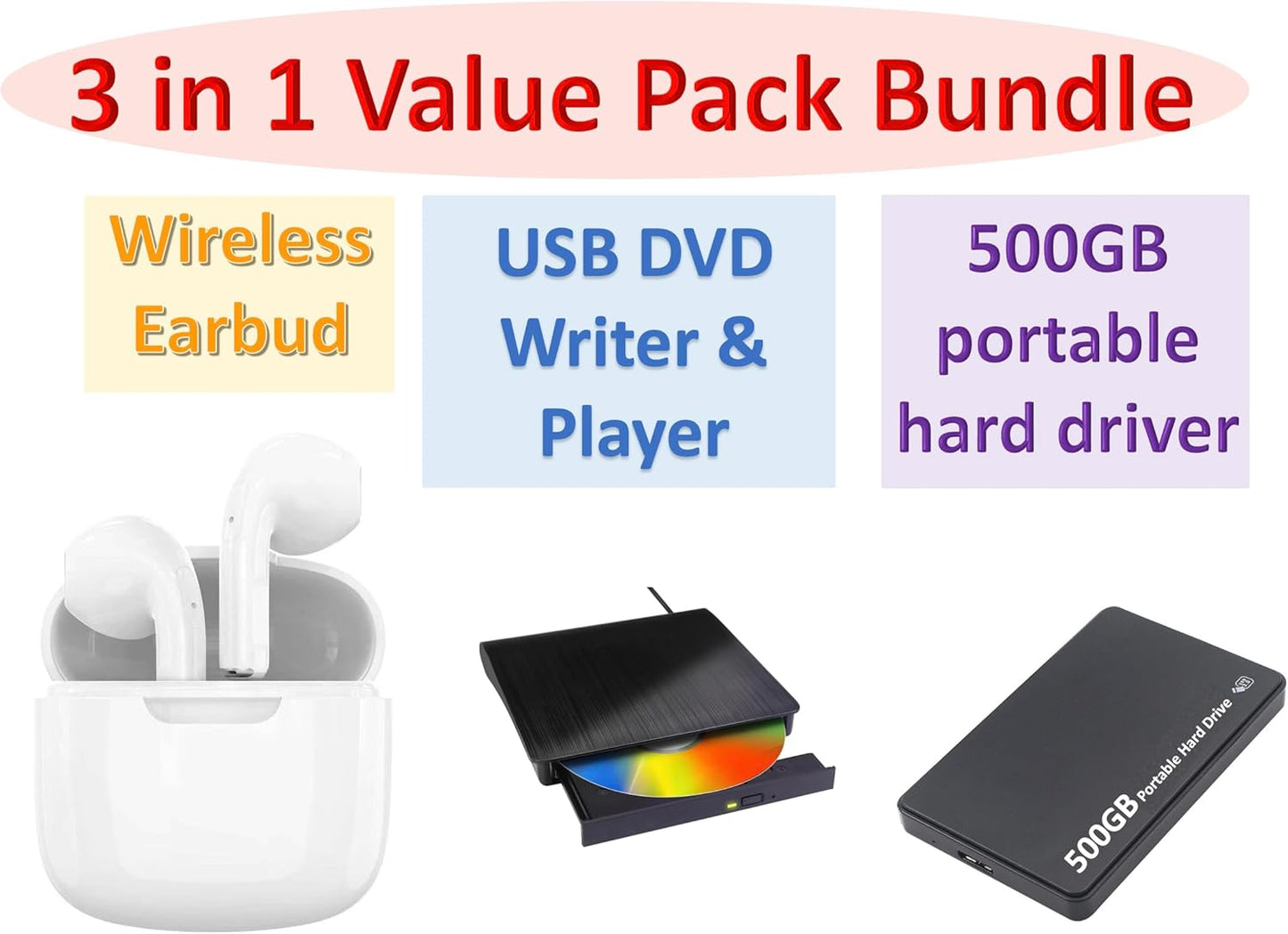 HP 22 inch FHD All-in-One Desktop Computer PC 2025 Flagship, 16GB RAM, 756GB Storage (256GB SSD + 500GB Ext), Intel Celeron CPU, Webcam, WiFi 6, HubxcelAccessory, Win 11 Pro, Lifetime Office 2024