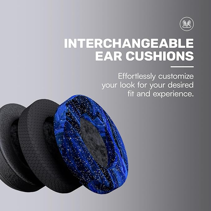 Raycon Fitness Headphones - Wireless Over-Ear-Headphones with 45 Hours of Battery, Active Noise Cancellation, Awareness Mode, 3 Quick Swap Ear Cushions, IPX4 Water Resistance (Black)