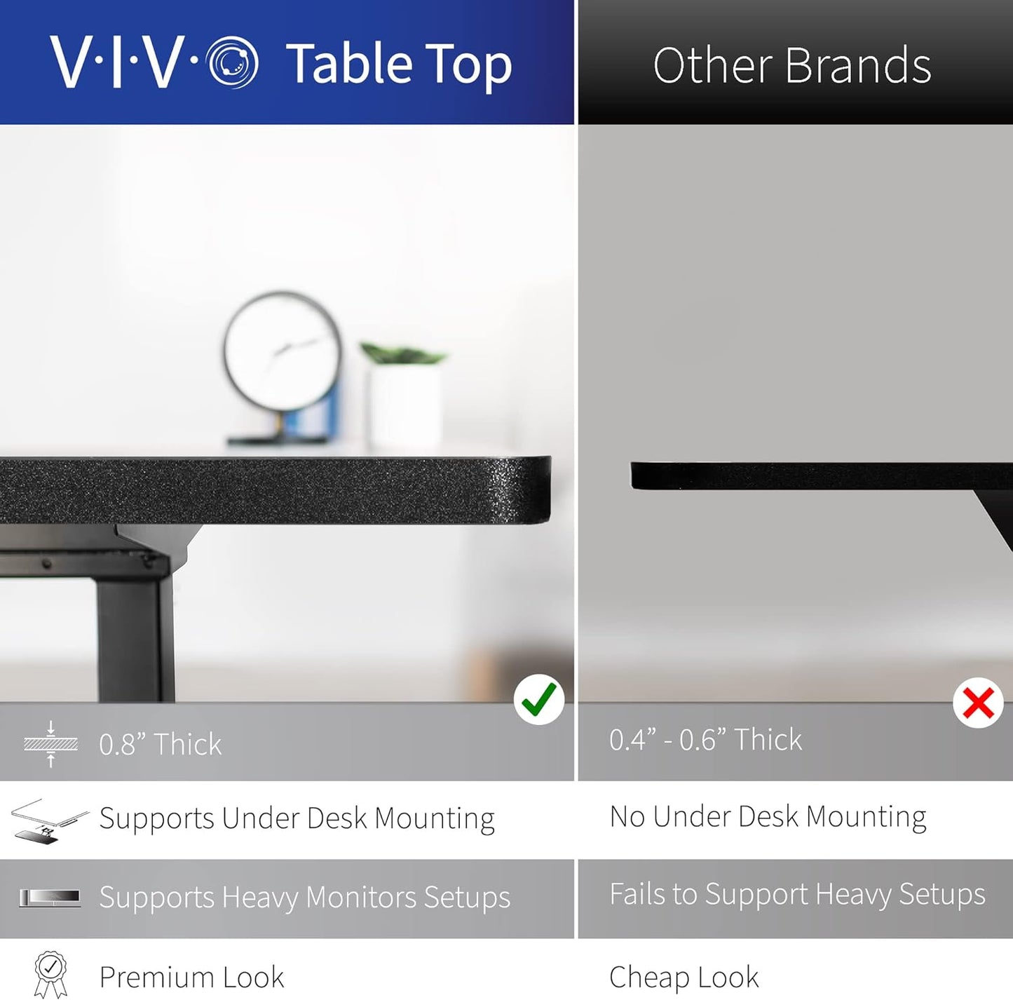 VIVO Electric Corner L-Shaped 75 x 63 in Standing Desk, Memory Height Adjustment, Black Top Black Frame, DESK-E3CTB-75