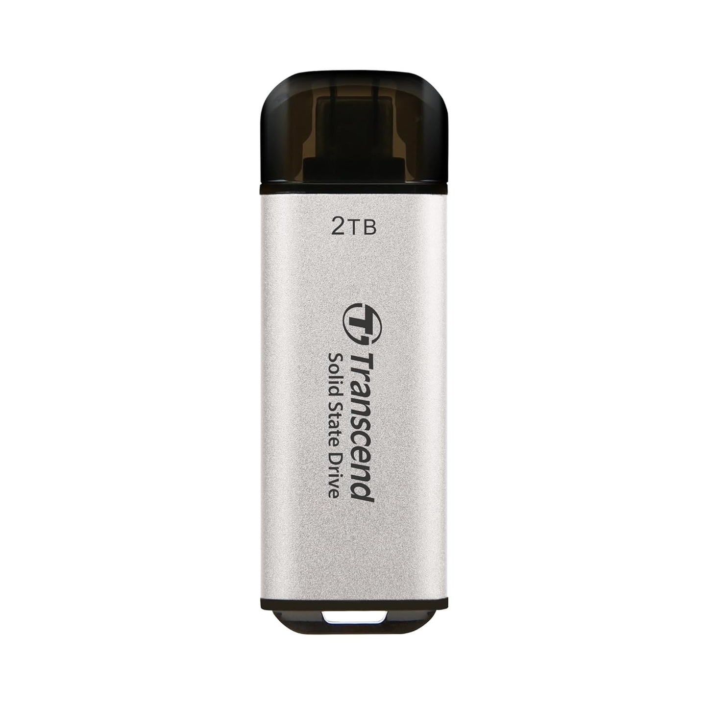 Transcend 2TB External SSD, USB 3.2 Gen2, Up to 1,050MB/s, Portable SSD with Type C, for Steam Deck, ROG Ally, MSI Claw, Windows & Mac, iPhone, iPad, Android, PS5, Xbox, Smart TV, Silver