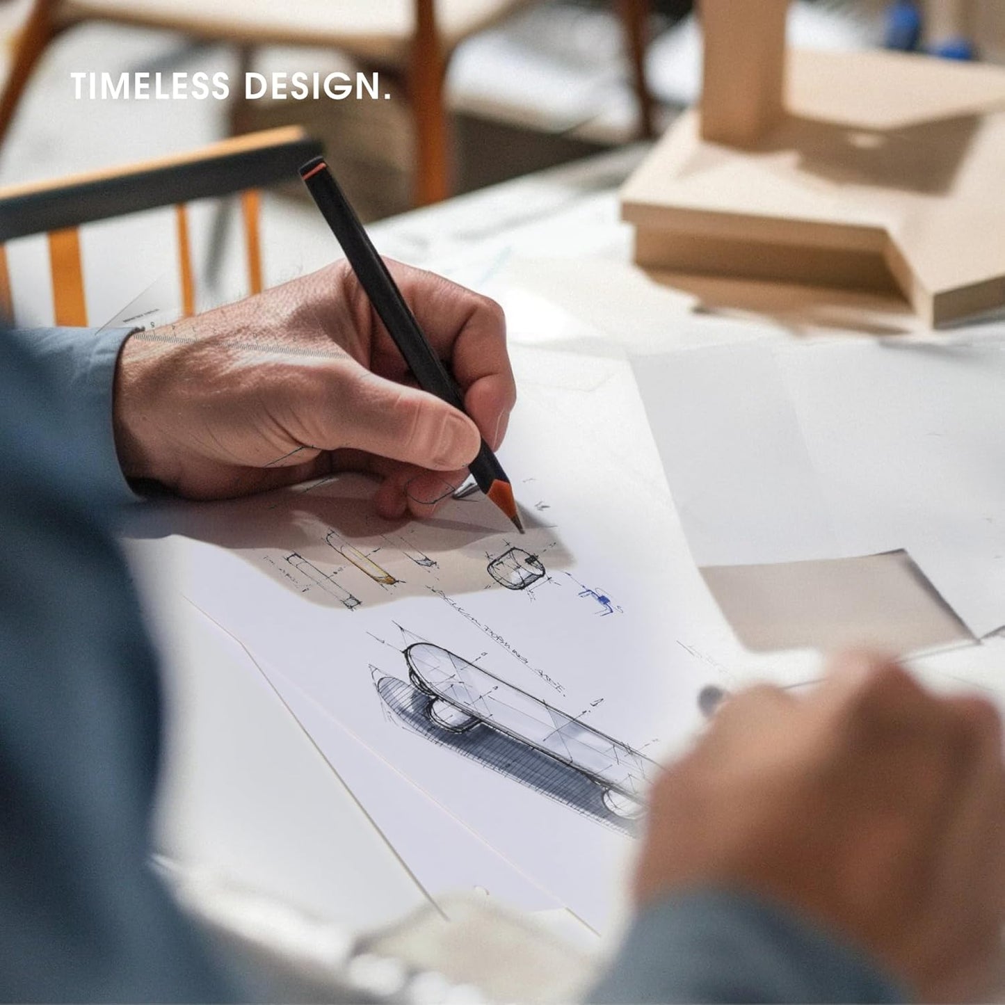 Fenge Monitor Stand Riser, 34 Inch Dual Monitor Riser for Large Monitors, Desk Organizer with Glass Shelf & Solid Wood Legs, Computer Stand for Laptop, TV, PC, Printer, Black