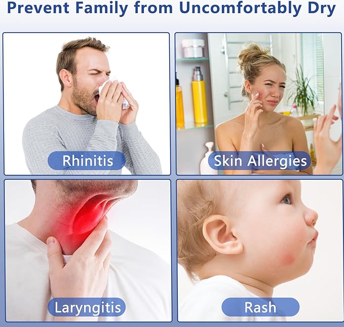 Colorful Mini Humidifier, USB Rechargeable Humidifier, small humidifier, 4 Modes Super Quiet, Humidifiers For Bedroom,Suitable For Travel Office Family Baby Bedroom-Black