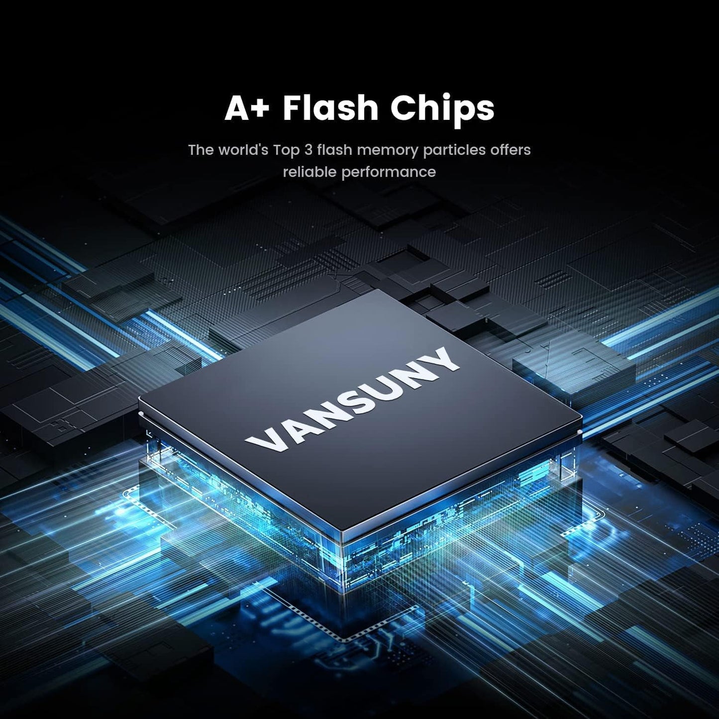 Vansuny 1TB Portable External SSD, USB 3.1 Gen2 500MB/s High-Speed Data Transfer, Metal USB C Mini Portable External Solid State Drive for PC, Laptop, Phones and More