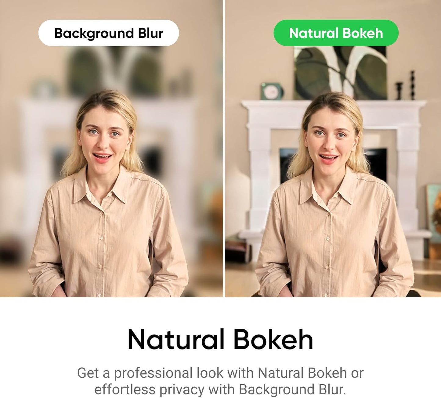 Insta360 Link 2C - 4K Webcam for PC/Mac, 1/2" Sensor, Auto Framing, HDR, AI Noise-Canceling Mic, Gesture Control for Streaming, Video Calls, Gaming, Works with Zoom, Teams, Twitch & More