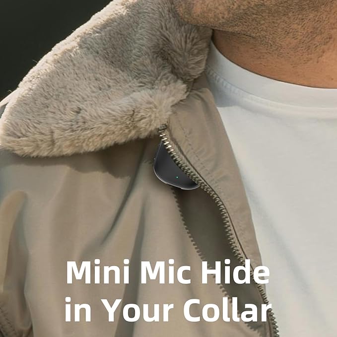 Wireless Microphone for iPhone 16 15 - Ai Noise Cancelling Mini Microphone USB C for Android Phone, Lavalier Mic with 35H Charging Case for Video Recording Vlogging YouTube Tiktok