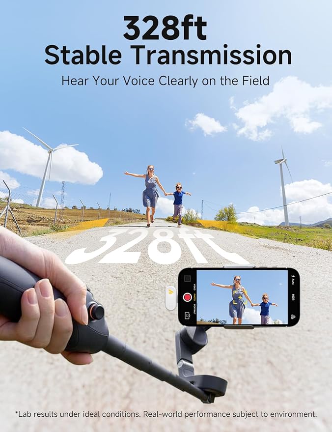 MAONO Wave T1 Mini Wireless Lavalier Microphone for iPhone 16 15, Android, Tablet, PC, Clip on Lapel Mic with USB-C Plug, Noise Cancellation, AI Voice Filter for Video Recording Vlog TikTok-White