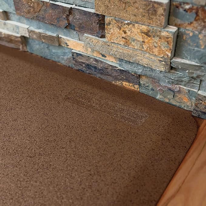 WellnessMats Granite Collection Anti-Fatigue Floor Mat, Polyurethane – Ergonomic Support Pad for Home, Kitchen, Garage, Office Standing Desk – Water Resistant - Made in USA