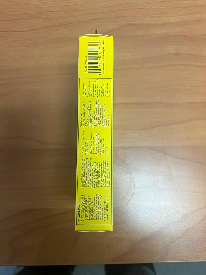 EZQuest USB C Hub Docking Station 7 in 1 with 3 Gen 2 10Gbs Ports, 3 USB A 3.0 Ports, 1 USB C Power Delivery 3.0 with 5Gbs Data, Compatible with MacBook/Dell/HP/Lenovo Laptops