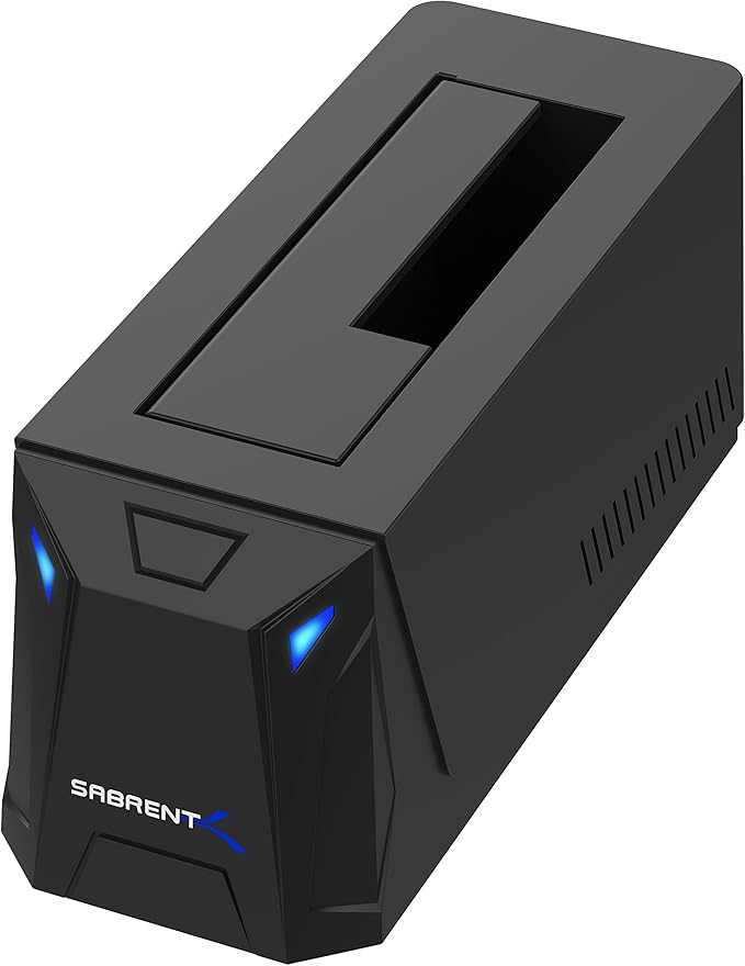 SABRENT USB 3.0 to SATA External Hard Drive Docking Station for 2.5" or 3.5"' HDD, SSD [Support UASP] (EC-UBLB)