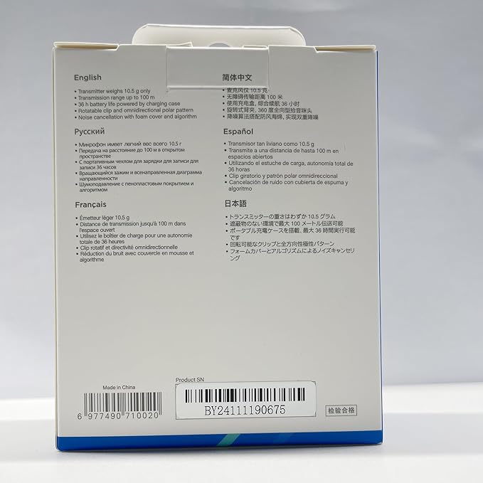 BOYA BY-V30 Wireless Lavalier Microphone,USB Type-C Mini Laple Mics for iPhone16,Android Smartphone,36H Battery,Noise Reduction,328FT Range Clip-on Condenser Mic for YouTube Interview TikTok