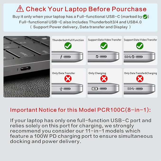 Laptop Docking Station Stand Dual Display 4K HDMI USB3.0 3.5mm Audio Jack 8-IN-1 360° Swivel Laptop Stand for Desk with USB-C Hub Multiport Adapter Universal for MacBook Pro/Air/Dell/HP/Surface/Lenovo