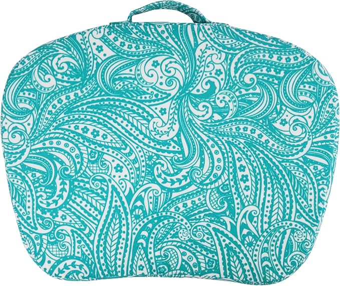 Lap Laptop Desk - Portable Lap Desk with Pillow Cushion, Fits up to 15.6 inch Laptop for Home Office Students Use as Computer Laptop Stand, Book Tablet(1-Light Brown)