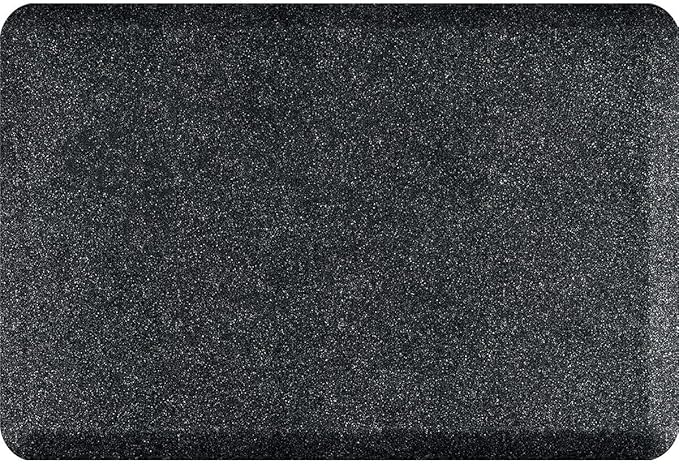 WellnessMats Granite Collection Anti-Fatigue Floor Mat, Polyurethane – Ergonomic Support Pad for Home, Kitchen, Garage, Office Standing Desk – Water Resistant - Made in USA