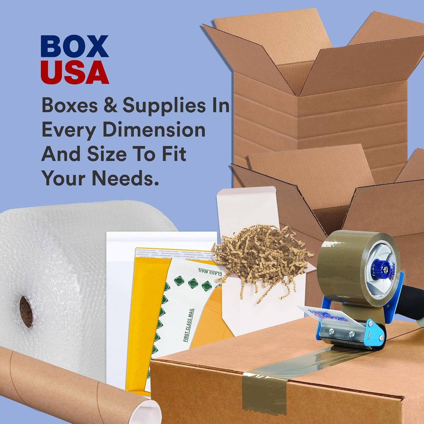 BOX USA Packing Paper Roll 1440'L x 12"W - 1,000 Sheets 17??Long Equivalent - Large White Newsprint for Shipping, Packaging, Storage and Moving Supplies