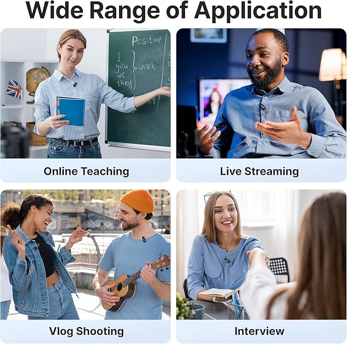 BOYA mini Wireless Lavalier Microphone for Android/Tablets/PC with USB C Plug,Noise Reduction,30H Battery Life with Charging Case,AI Voice Changer,Lapel Microphone Wireless for Video Recording Podcast