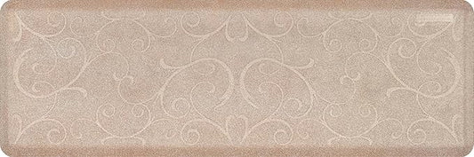 WellnessMats Bella Collection Anti-Fatigue Floor Mat, Polyurethane – Ergonomic Support Pad for Home, Kitchen, Garage, Office Standing Desk – Water Resistant - Made in USA