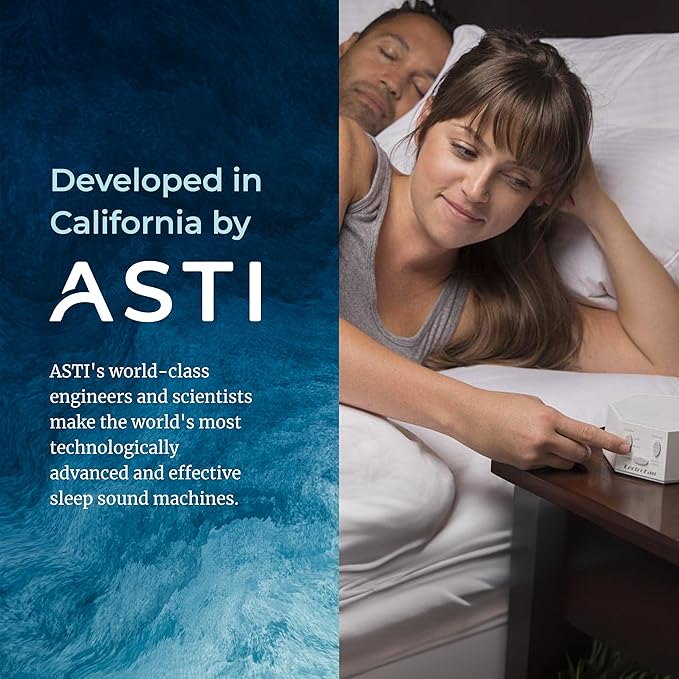 Adaptive Sound Technologies LectroFan Classic White Noise Machine - Global Power Edition with Adaptors for US, UK & EU - 20 Non-Looping Fan & White Noise Variations - White