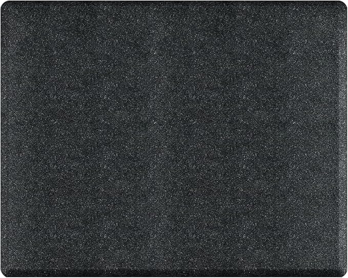 WellnessMats Granite Collection Anti-Fatigue Floor Mat, Polyurethane – Ergonomic Support Pad for Home, Kitchen, Garage, Office Standing Desk – Water Resistant - Made in USA